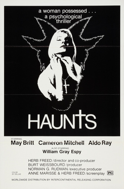 Haunts 01 Poster Canvas Movie Film Print A0 A1 A2 A3 A4 A5 A6 Art Wall Decoratio