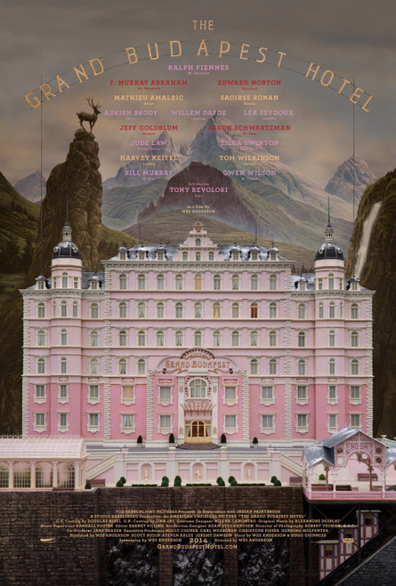 The Grand Budapest Hotel (2014)_1 Poster Canvas Movie Film Print A0 A1 A2 A3 A4