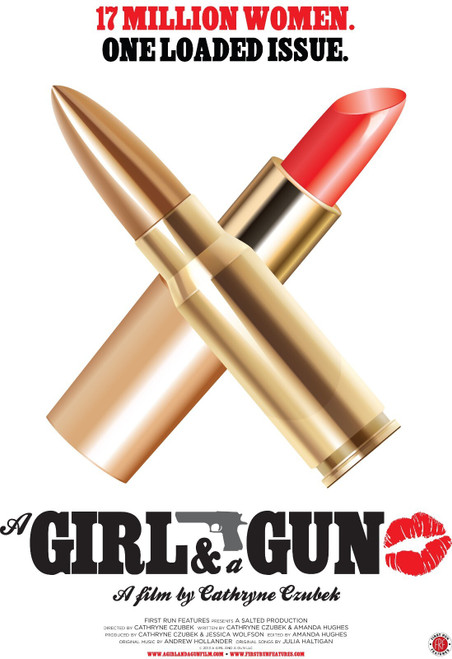 A Girl and a Gun (2013)_0 Movie Film Poster Canvas iconic design
