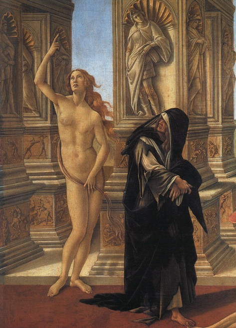 Calumny-Sandro_Botticelli Poster Canvas Movie Film Print A0 A1 A2 A3 A4 A5 A6 Ar