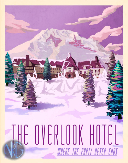 Overlook The Shinning 1 Poster Canvas Movie Film Print A0 A1 A2 A3 A4 A5 A6 Art