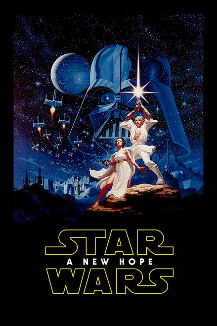 StarWarsNewHope2 Poster Canvas Movie Film Print A0 A1 A2 A3 A4 A5 A6 Art Wall De