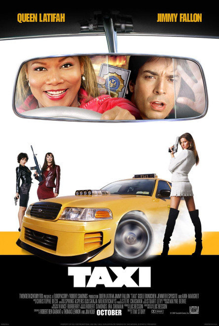 Taxi (2004)_4 Poster Canvas Movie Film Print A0 A1 A2 A3 A4 A5 A6 Art Wall Decor