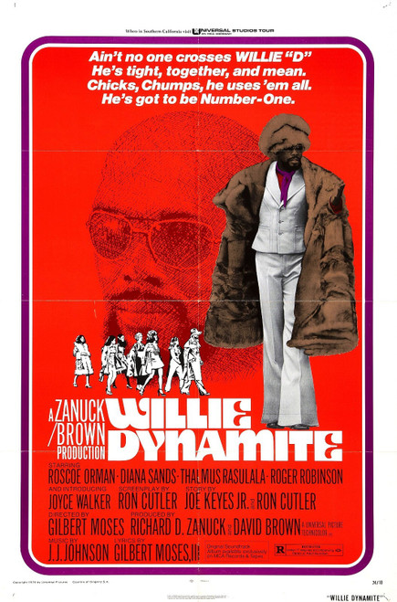 Willie Dynamite 01 Poster Canvas Movie Film Print A0 A1 A2 A3 A4 A5 A6 Art Wall