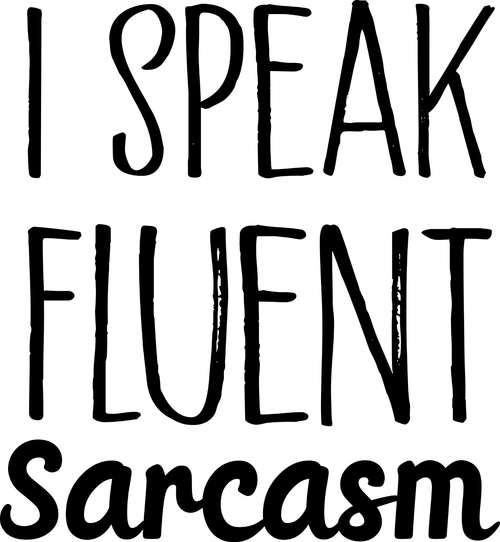I Speak Fluent Sarcasm (2) Poster Canvas Movie Film Print A0 A1 A2 A3 A4 A5 A6 A