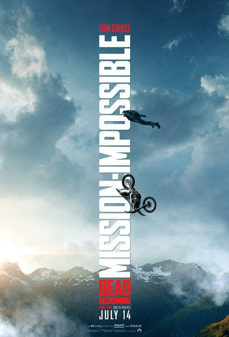 Mission Impossible Dead Reckoning (17) Poster Canvas Movie Film Print A0 A1 A2 A