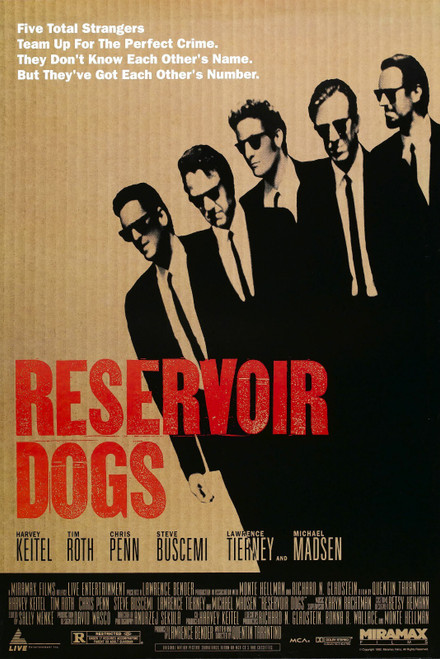 Reservoir Dogs 11 Poster Canvas Movie Film Print A0 A1 A2 A3 A4 A5 A6 Art Wall D