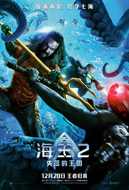Aquaman and the Lost Kingdom (2023)_17 Movie Film Poster Canvas iconic design