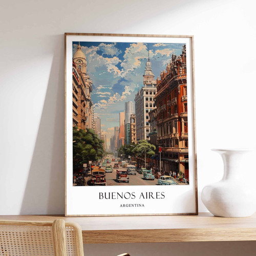 1_Buenos Aires Poster, Home Decor, Travel Art, Argentinian Wall Art, Argentina T