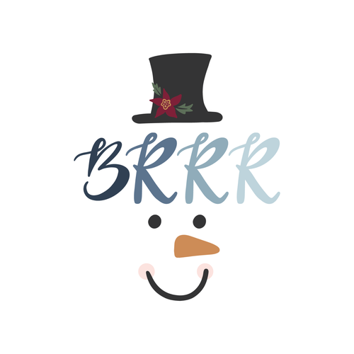 Brr Snowman Poster Canvas Movie Film Print A0 A1 A2 A3 A4 A5 A6 Art Wall Decorat