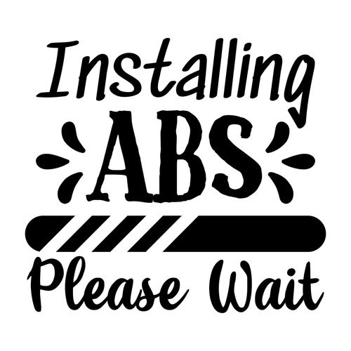 12.-Installing-Abs-Please-Wait Poster Canvas Movie Film Print A0 A1 A2 A3 A4 A5