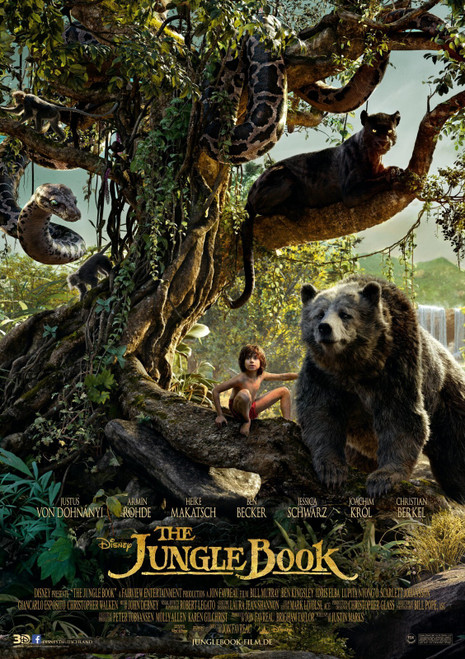 The Jungle Book (2016)_7 Poster Canvas Movie Film Print A0 A1 A2 A3 A4 A5 A6 Art
