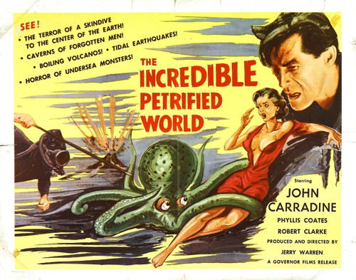 Incredible Petrified World 02 Poster Canvas Movie Film Print A0 A1 A2 A3 A4 A5 A