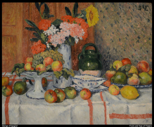 george-despagnat---fruits-and-vase-of-flowers--jpb_29518795916_o(1) Poster Canva