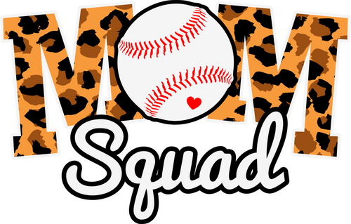 H211005-04-Softball-Baseball-Mom-Leopard-Design Poster Canvas Movie Film Print A