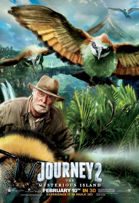 Journey 2_ The Mysterious Island (2012)_5 Poster Canvas Movie Film Print A0 A1 A