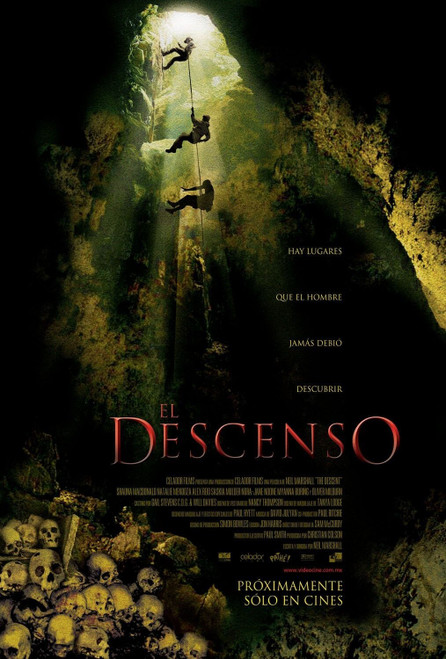 The Descent (2006)_6 Poster Canvas Movie Film Print A0 A1 A2 A3 A4 A5 A6 Art Wal