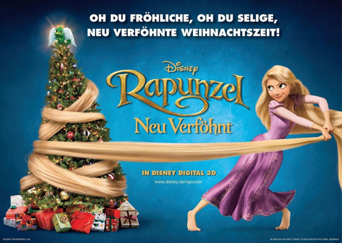 Tangled (2010)_6 Poster Canvas Movie Film Print A0 A1 A2 A3 A4 A5 A6 Art Wall De