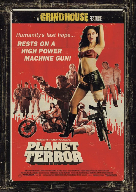 Grindhouse (2007)_7 Movie Film Poster Canvas iconic design