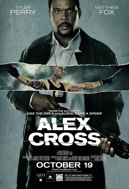 Alex Cross (2012)_4 Movie Film Poster Canvas iconic design