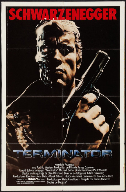 Terminator Poster Canvas Movie Film Print A0 A1 A2 A3 A4 A5 A6 Art Wall Decorati