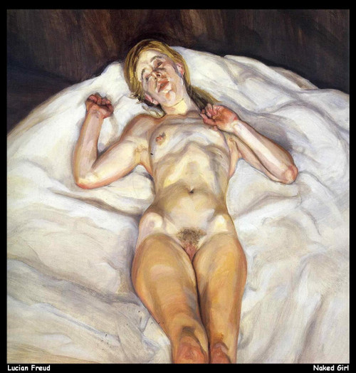 lucian-freud--naked-girl_11016854846_o(1) Poster Canvas Print Art Painting Decor