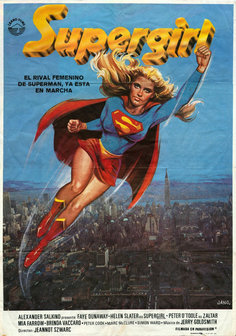 Supergirl (1984)_8 Poster Canvas Movie Film Print A0 A1 A2 A3 A4 A5 A6 Art Wall