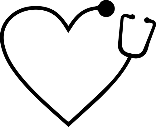 Stethoscope-Nurse-SVG-14 Funny Poster Canvas Art Print A0 A1 A2 A3 A4 A5 A6 Art