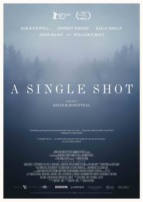 A Single Shot (2013)_1 Movie Film Poster Canvas iconic design A Single Shot (2013)_1 Movie Film Poster Canvas iconic design