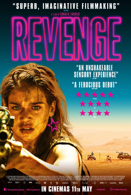 REVENGE (2018) 3 Poster Canvas Movie Film Print A0 A1 A2 A3 A4 A5 A6 Art Wall De