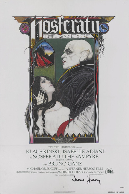 NOSFERATU PHANTOM DER NACHT (NOSFERATU THE VAMPYRE) (1979) 1 Poster Canvas Movie