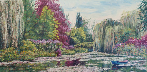 Monet's Pond Poster Canvas Movie Film Print A0 A1 A2 A3 A4 A5 A6 Art Wall Decora