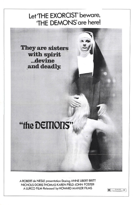 Demons 1972 01 Art Gallery Poster Canvas Print Wall Decoration A0 A1 A2 A3 A4 A5