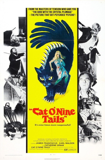 Cat O Nine Tails 02 Poster Canvas Movie Film Print A0 A1 A2 A3 A4 A5 A6 Art Wall