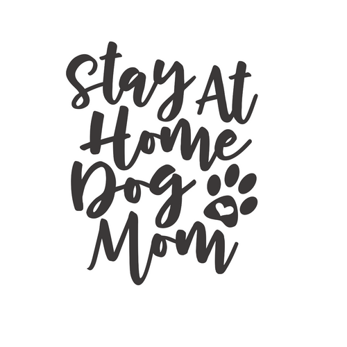 stay at home dog mom (2) Poster Canvas Movie Film Print A0 A1 A2 A3 A4 A5 A6 Art