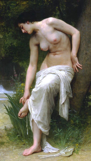 Bouguereau_Apres_le_bain Poster Canvas Movie Film Print A0 A1 A2 A3 A4 A5 A6 Art