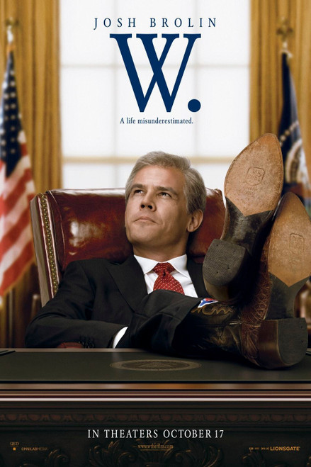 W. (2008)_4 Poster Canvas Movie Film Print A0 A1 A2 A3 A4 A5 A6 Art Wall Decorat