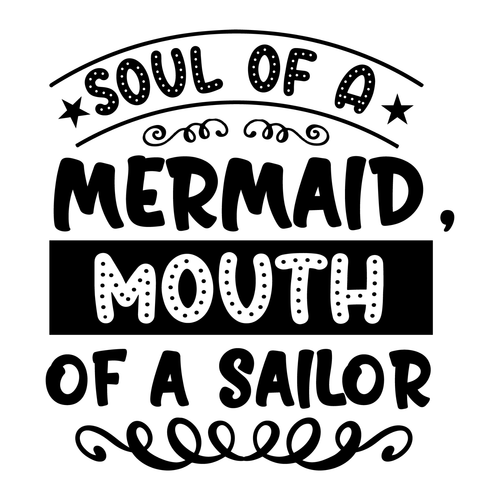 Soul of a mermaid, mouth of a sailor-01 Poster Personalized Canvas Movie Film Pr