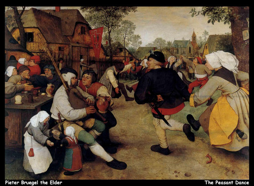 pieter-bruegel-the-elder--the-peasant-dance_11018394975_o(1) Poster Canvas Movie