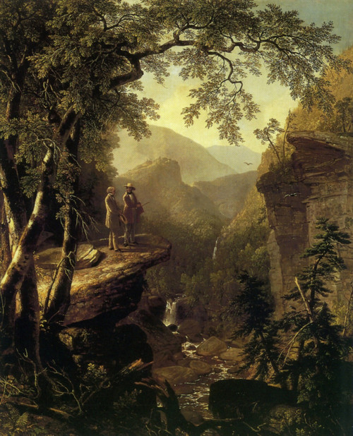 1849 Asher Durand Affinites d'Esprit Kindred Spirit American painting Poster Can 1849 Asher Durand Affinites d'Esprit Kindred Spirit American painting Poster Can