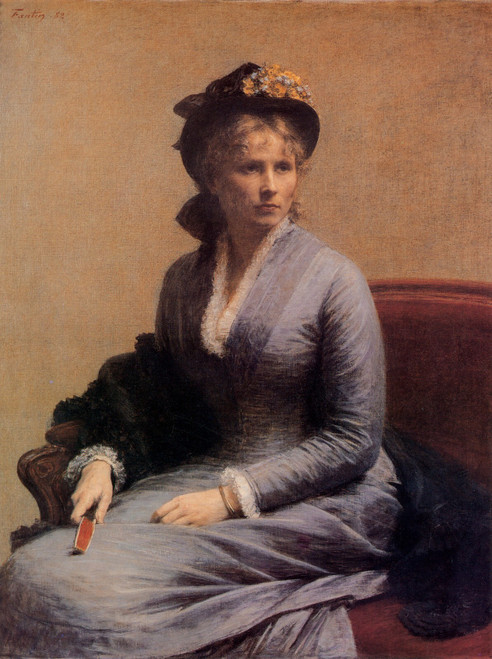 Fantin_Latour_Charlotte_Dubourg Poster Canvas Movie Film Print A0 A1 A2 A3 A4 A5