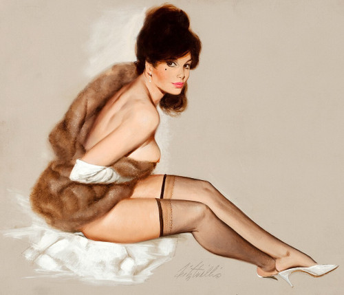 Fritz_Willis_Pinup_Art_0022 Poster Canvas Movie Film Print A0 A1 A2 A3 A4 A5 A6