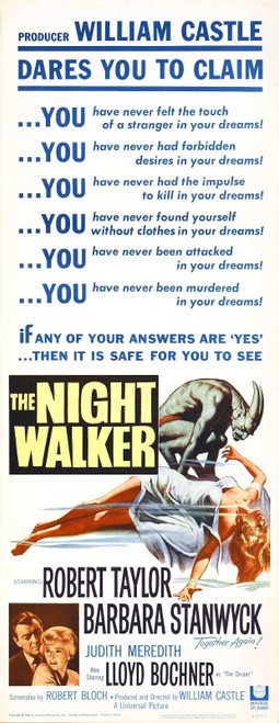 Night Walker 02 Poster Canvas Movie Film Print A0 A1 A2 A3 A4 A5 A6 Art Wall Dec