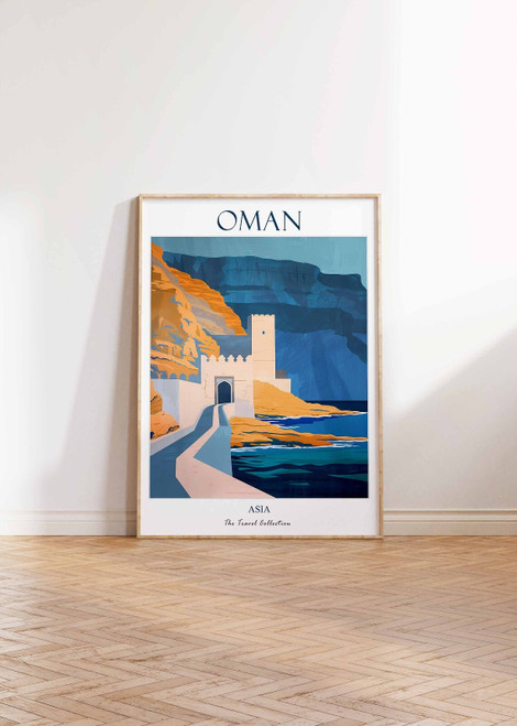 8_Oman Print, Oman Travel Poster, Middle East Travel Print, Islamic Decor, Gift