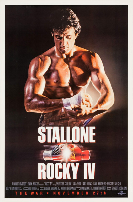 Rocky IV (1985)_2 Poster Canvas Movie Film Print A0 A1 A2 A3 A4 A5 A6 Art Wall D