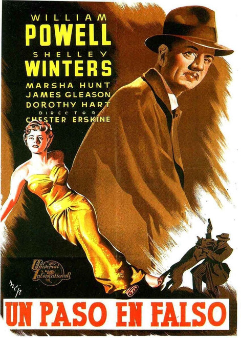 Take One False Step (1949)_3 Poster Canvas Movie Film Print A0 A1 A2 A3 A4 A5 A6