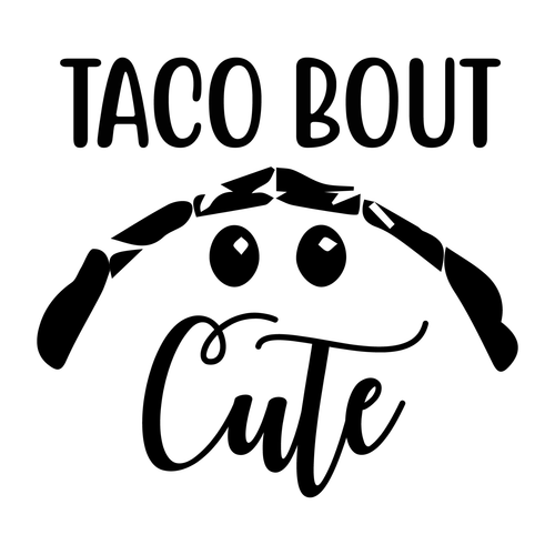 Taco Bout Cute-01 (2) Poster Canvas Movie Film Print A0 A1 A2 A3 A4 A5 A6 Art Wa
