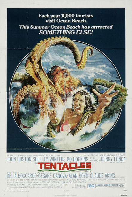 Tentacles (1977)_1 Poster Canvas Movie Film Print A0 A1 A2 A3 A4 A5 A6 Art Wall