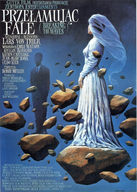 Breaking The Waves- Polish 1996 Poster Canvas Movie Film Print A0 A1 A2 A3 A4 A5