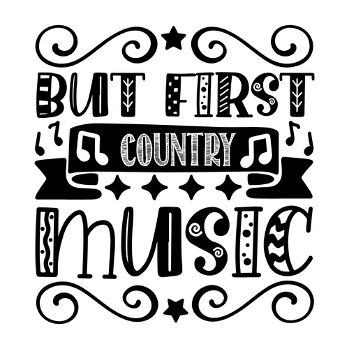 BUT FIRST COUNTRY MUSIC-01 (2) Poster Canvas Movie Film Print A0 A1 A2 A3 A4 A5